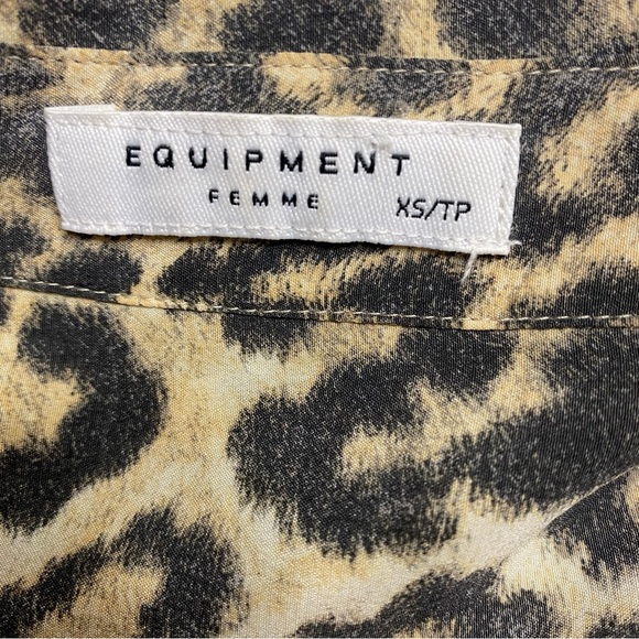 Equipment Lucida Leopard-Print Silk Dress - Picture 7 of 10